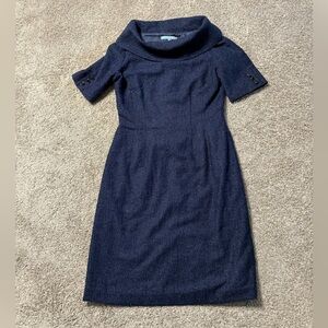 Antonio Melani navy sheath dress